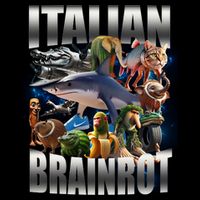 Italian Brainrot Shark Cooling Performance Crew T-Shirt