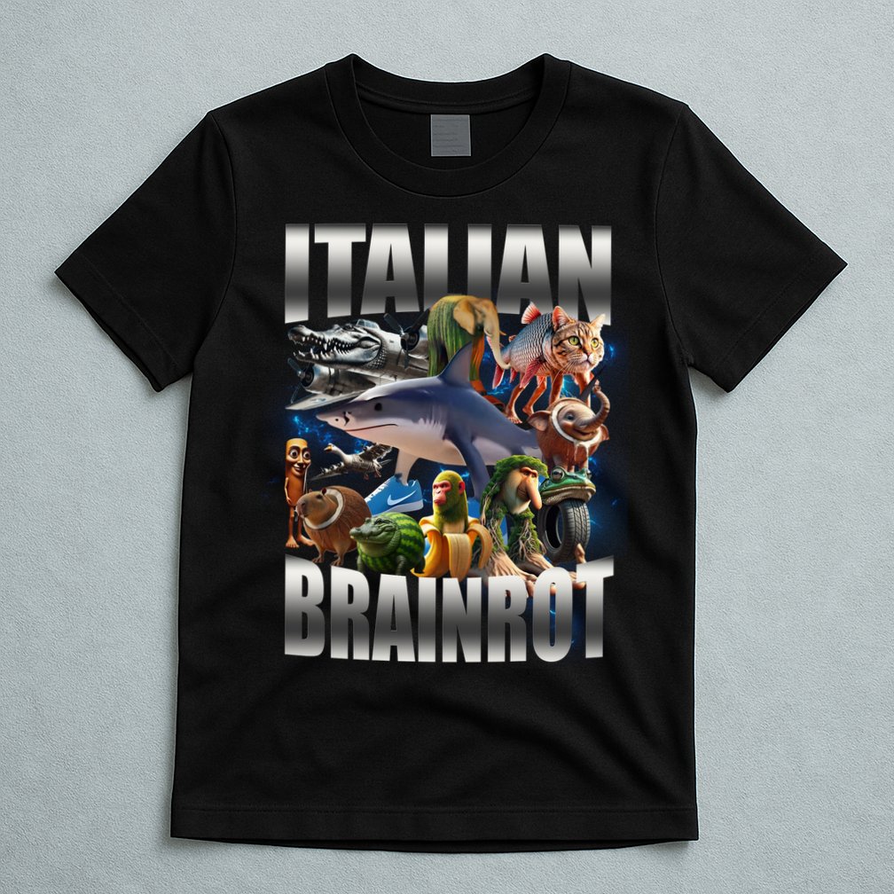 Italian Brainrot Shark T-Shirt
