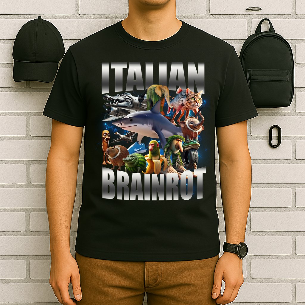 Italian Brainrot Shark T-Shirt