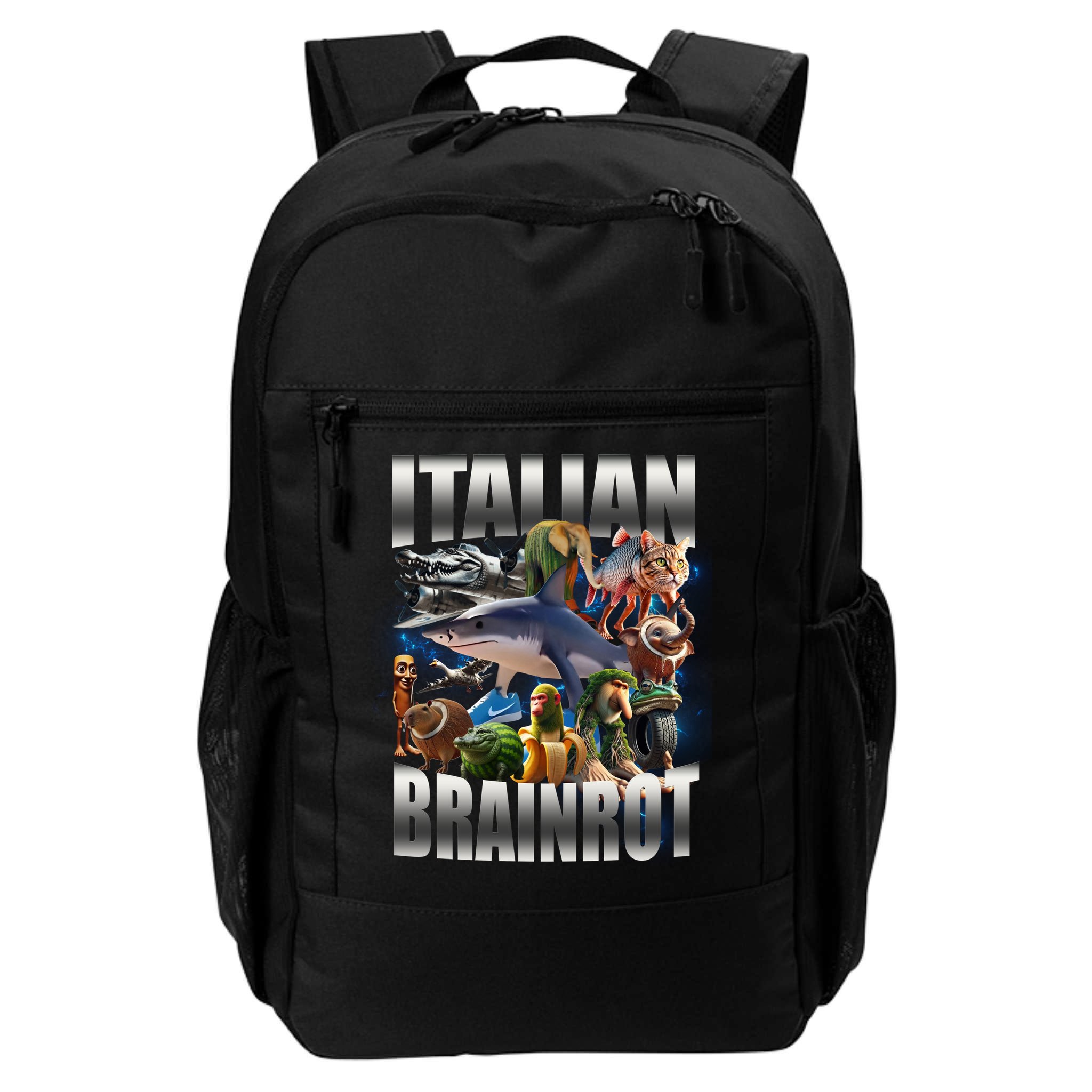 Italian Brainrot Shark Backpack
