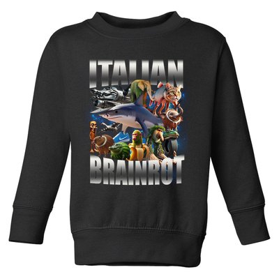 Italian Brainrot Shark Toddler Sweatshirt
