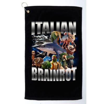 Italian Brainrot Shark Golf Towel