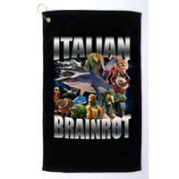 Italian Brainrot Shark Golf Towel