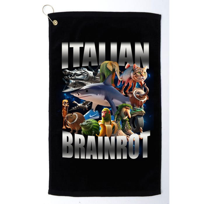 Italian Brainrot Shark Golf Towel