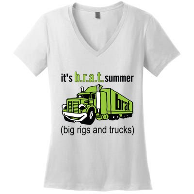 Its Brat Summer Women's V-Neck T-Shirt