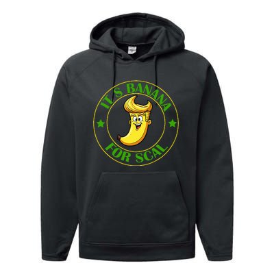 ItS Bananas Starship Trump Banana For Scales Performance Fleece Hoodie