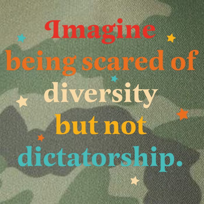 Imagine Being Scared Of Diversity But Not Dictatorship  Legacy Tie Dye Trucker Hat