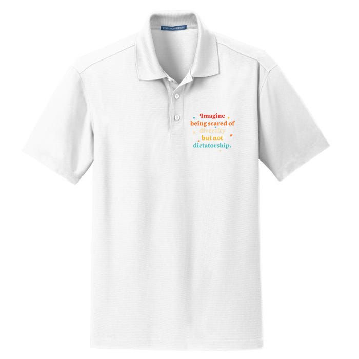 Imagine Being Scared Of Diversity But Not Dictatorship  Dry Zone Grid Polo