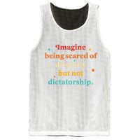 Imagine Being Scared Of Diversity But Not Dictatorship  Mesh Reversible Basketball Jersey Tank