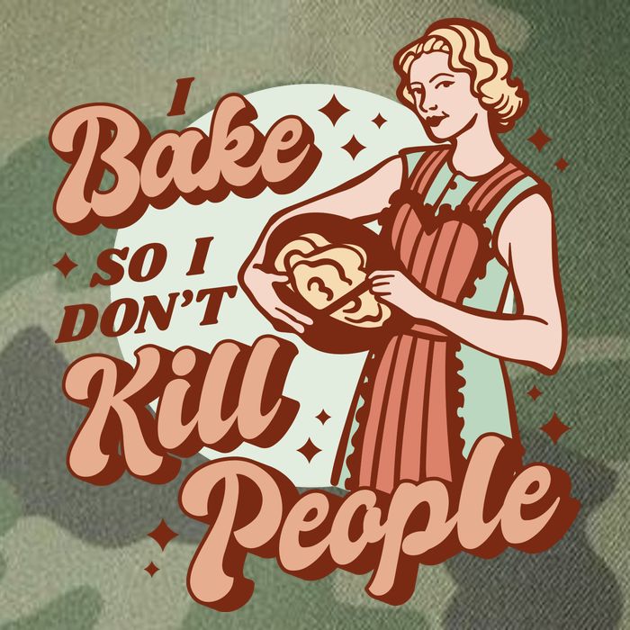 I Bake So I Don't Kill People Legacy Tie Dye Trucker Hat