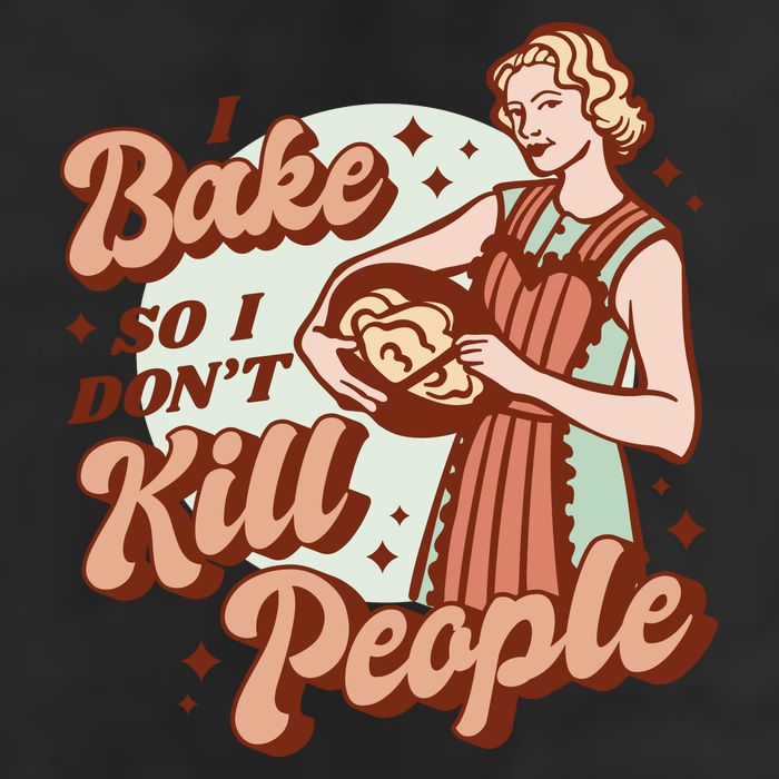 I Bake So I Don't Kill People Cool Comfort Performance Bucket Hat