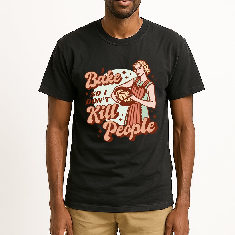 I Bake So I Don't Kill People Tall T-Shirt