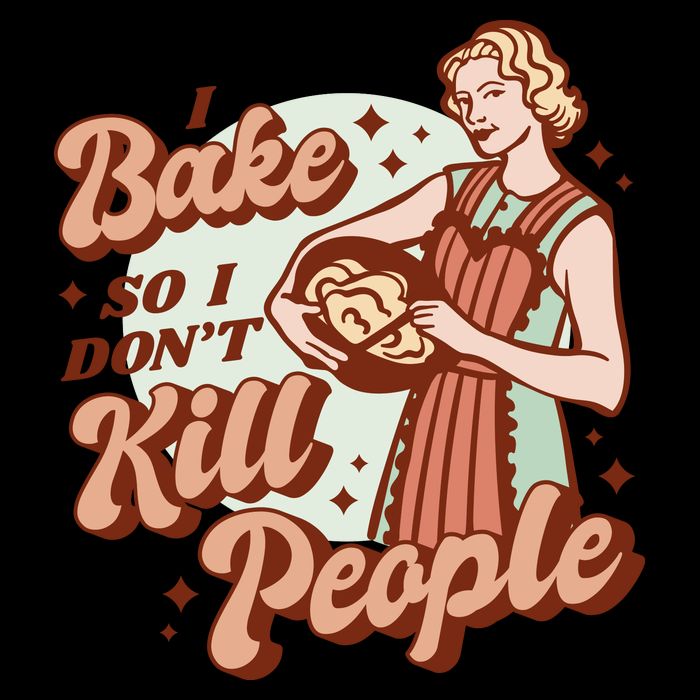 I Bake So I Don't Kill People Flatbill Hat