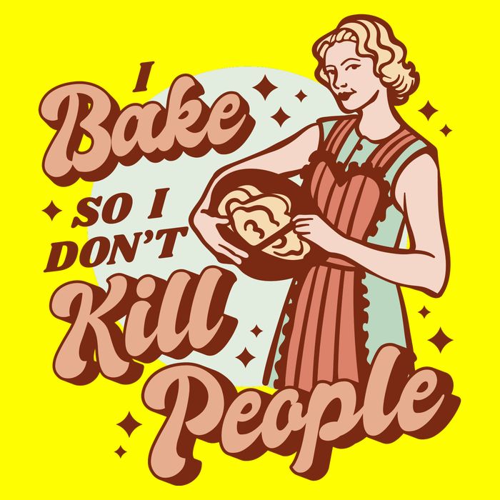 I Bake So I Don't Kill People 25L Jumbo Tote