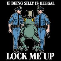If Being Silly Is Illegal Lock Me Up 16 in Basic Backpack