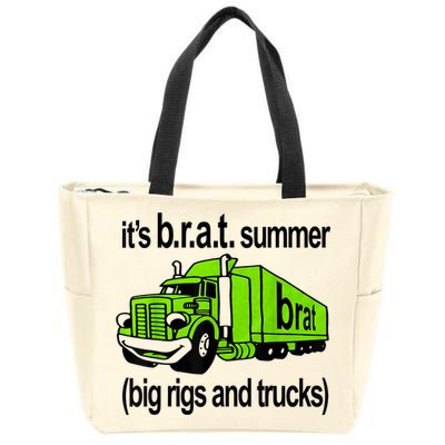 ItS Brat Summer Big Rigs And Trucks Zip Tote Bag