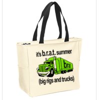 ItS Brat Summer Big Rigs And Trucks Zip Tote Bag