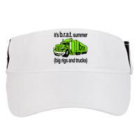 ItS Brat Summer Big Rigs And Trucks Adult Drive Performance Visor
