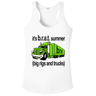 ItS Brat Summer Big Rigs And Trucks Ladies PosiCharge Competitor Racerback Tank