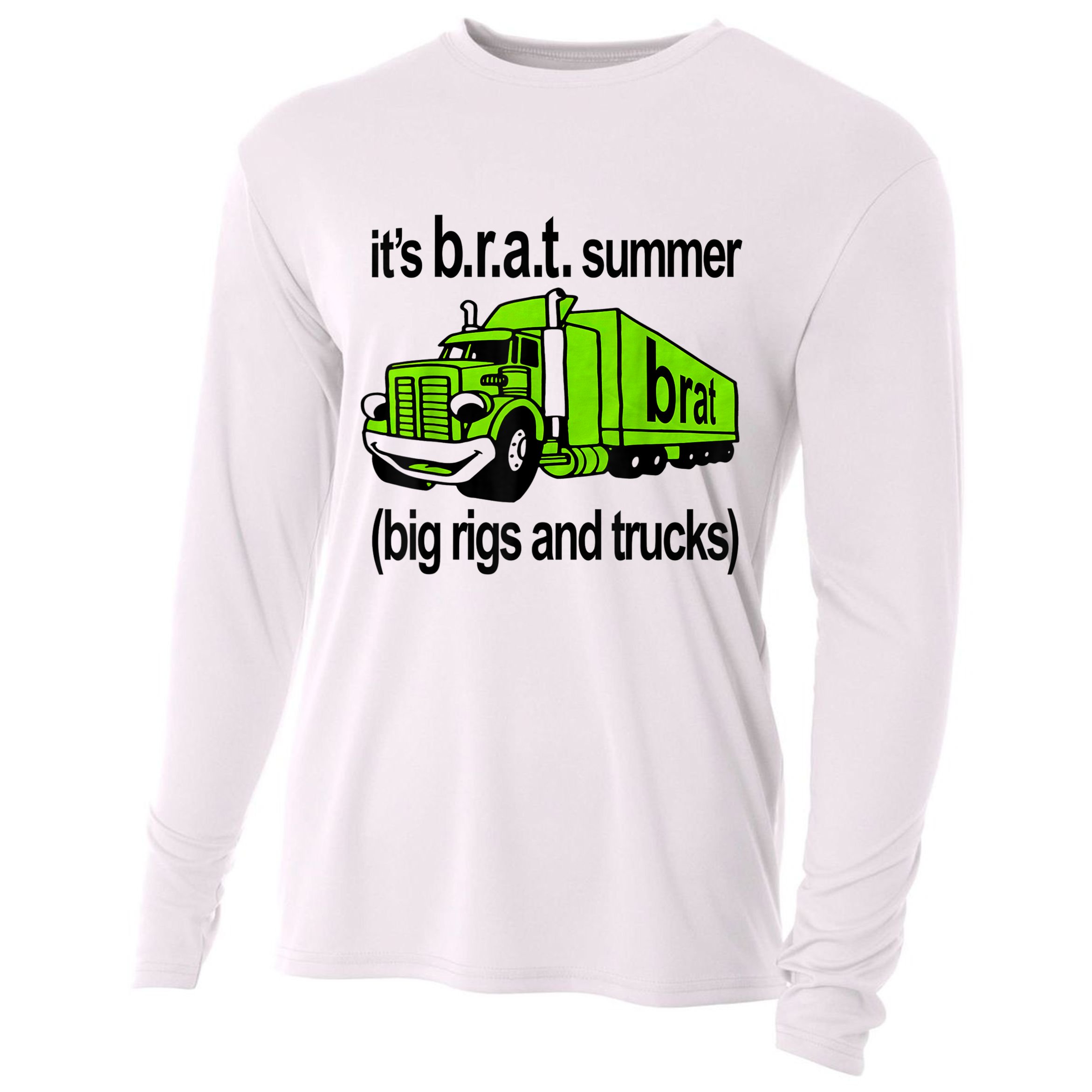 ItS Brat Summer Big Rigs And Trucks Cooling Performance Long Sleeve Crew