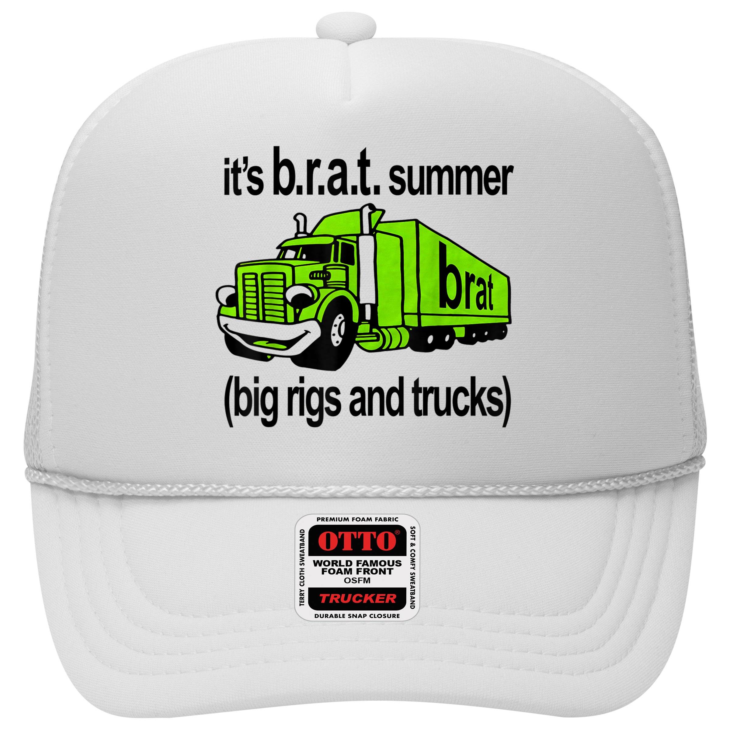 ItS Brat Summer Big Rigs And Trucks Hat