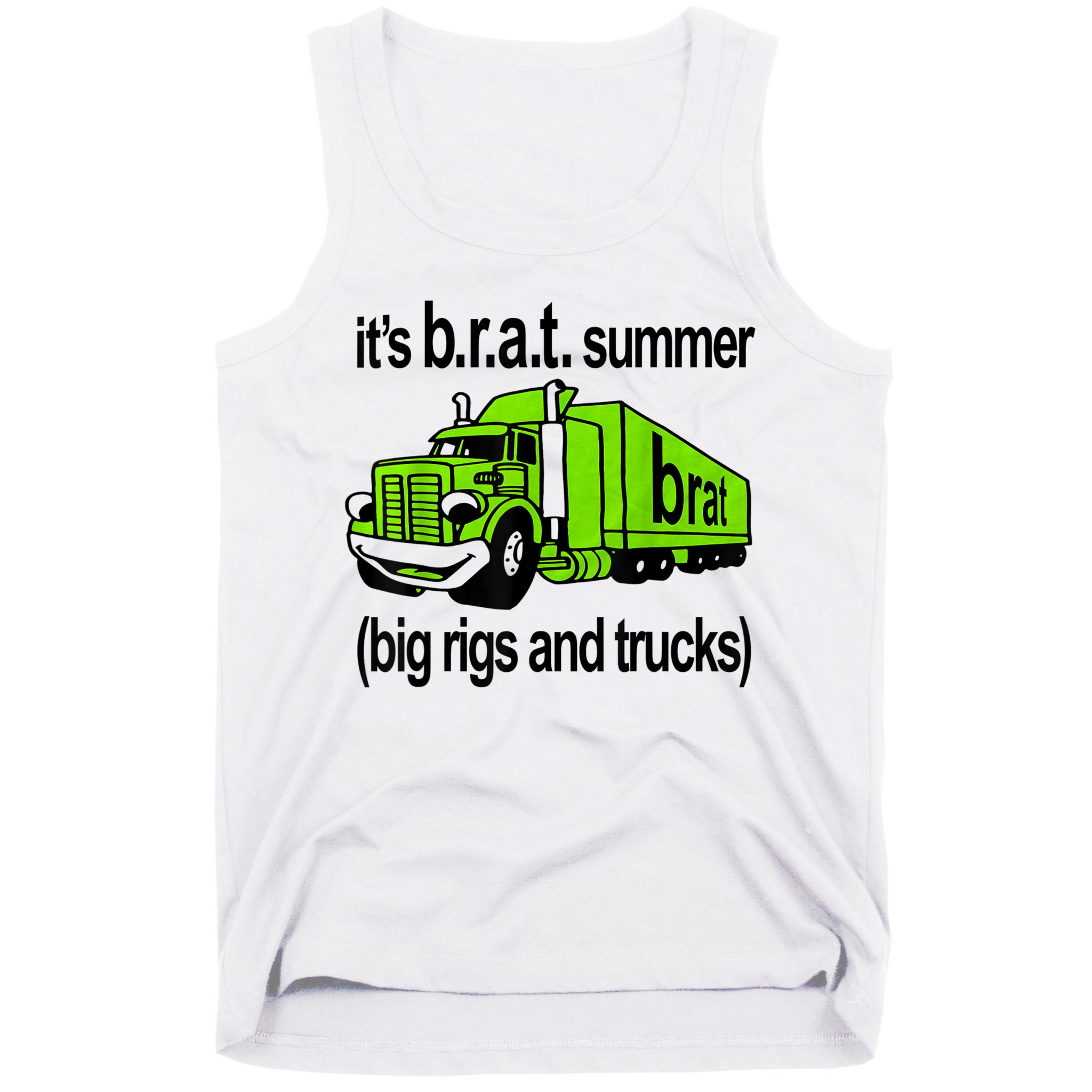ItS Brat Summer Big Rigs And Trucks Tank Top