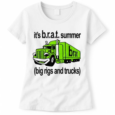 ItS Brat Summer Big Rigs And Trucks Womens T-Shirt