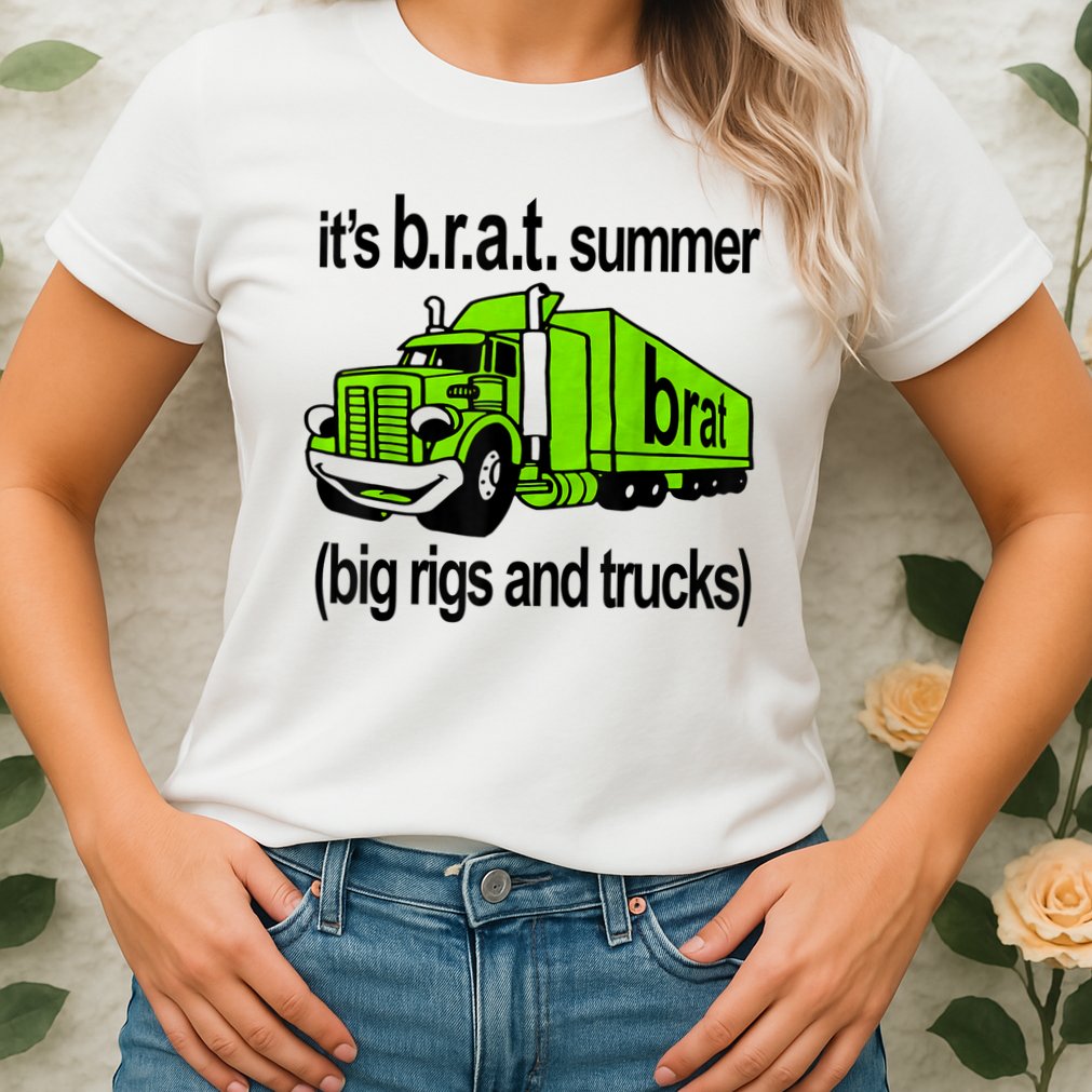 ItS Brat Summer Big Rigs And Trucks Womens T-Shirt