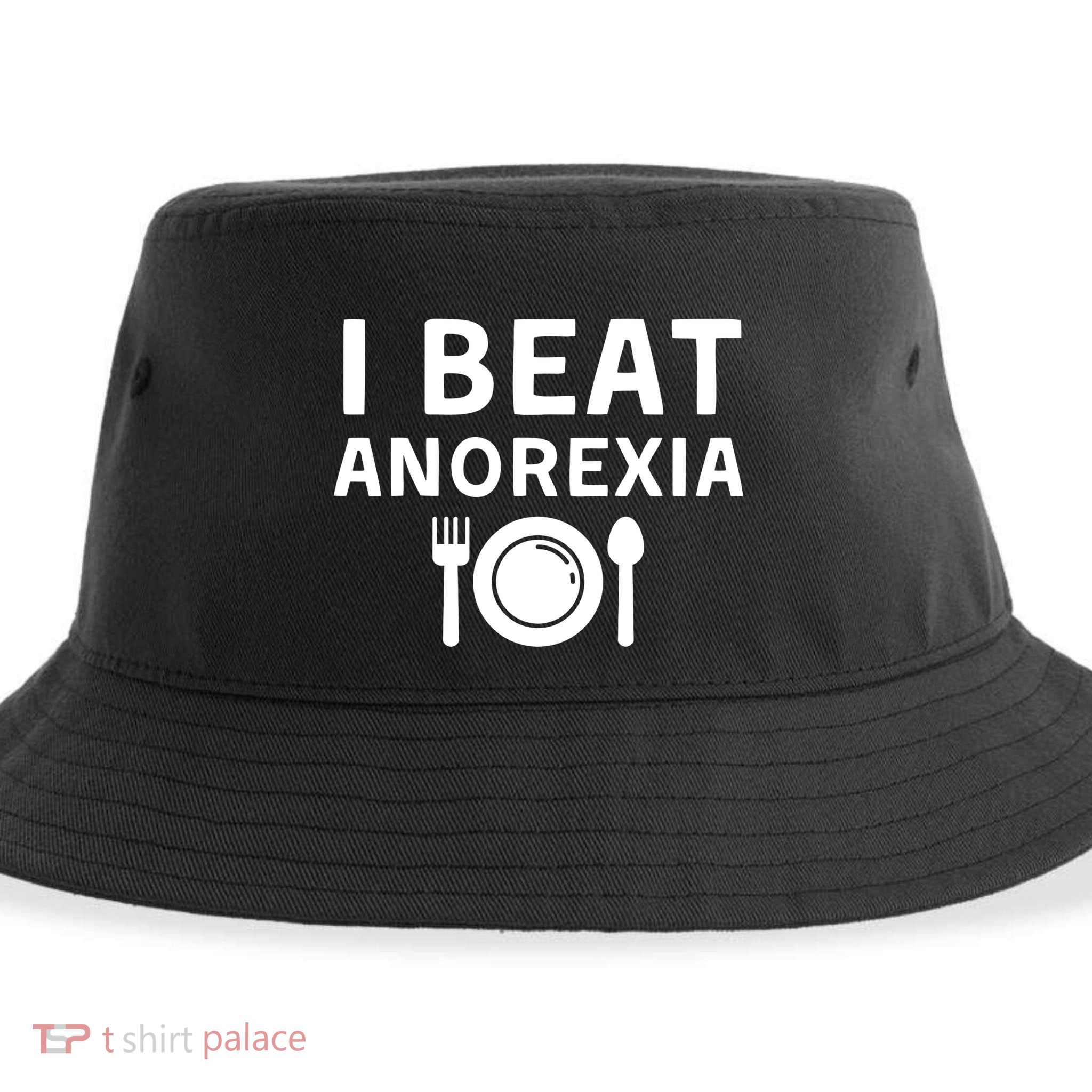 I Beat Survived Anorexia Awareness Survivor Sustainable Bucket Hat