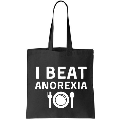 I Beat Survived Anorexia Awareness Survivor Bag