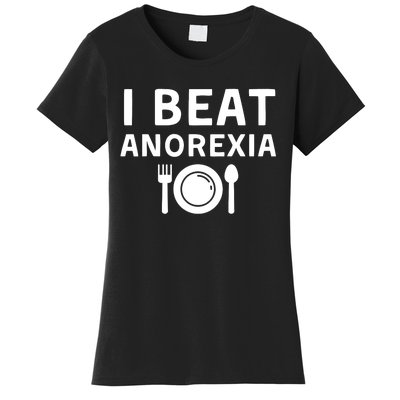 I Beat Survived Anorexia Awareness Survivor Women's T-Shirt