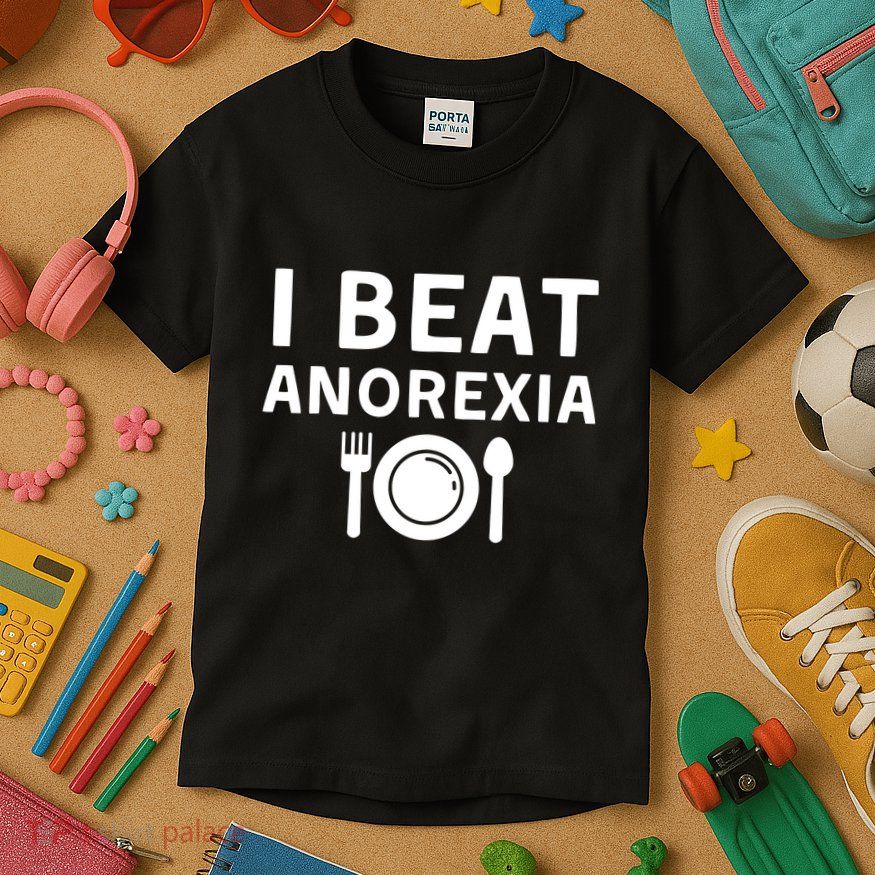 I Beat Survived Anorexia Awareness Survivor Kids T-Shirt
