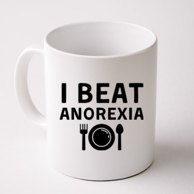 I Beat Survived Anorexia Awareness Survivor Coffee Mug