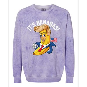 ItS Bananas Starship Funny Meme Humor Trump Colorblast Crewneck Sweatshirt