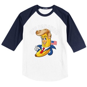 ItS Bananas Starship Funny Meme Humor Trump Baseball Sleeve Shirt