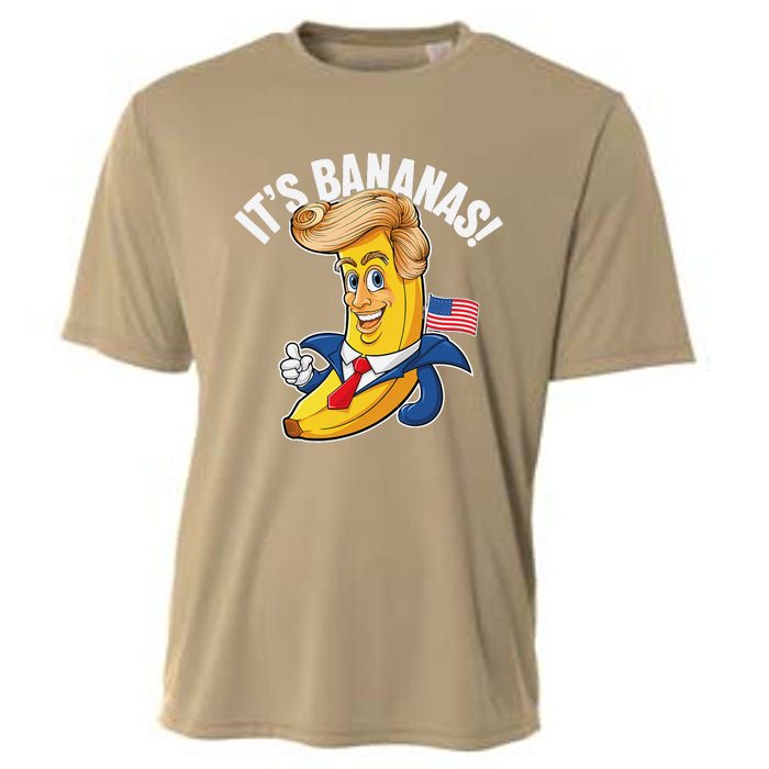 ItS Bananas Starship Funny Meme Humor Trump Cooling Performance Crew T-Shirt