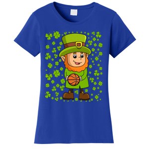 Irish Basketball St Patricks Day Leprechaun Funny Gift Women's T-Shirt