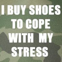 I BUY SHOES TO COPE WITH MY STRESS Legacy Tie Dye Trucker Hat