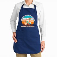 Instant Brand Strategist Just Add To Me Coffee Funny Coffee Lover Full-Length Apron With Pockets