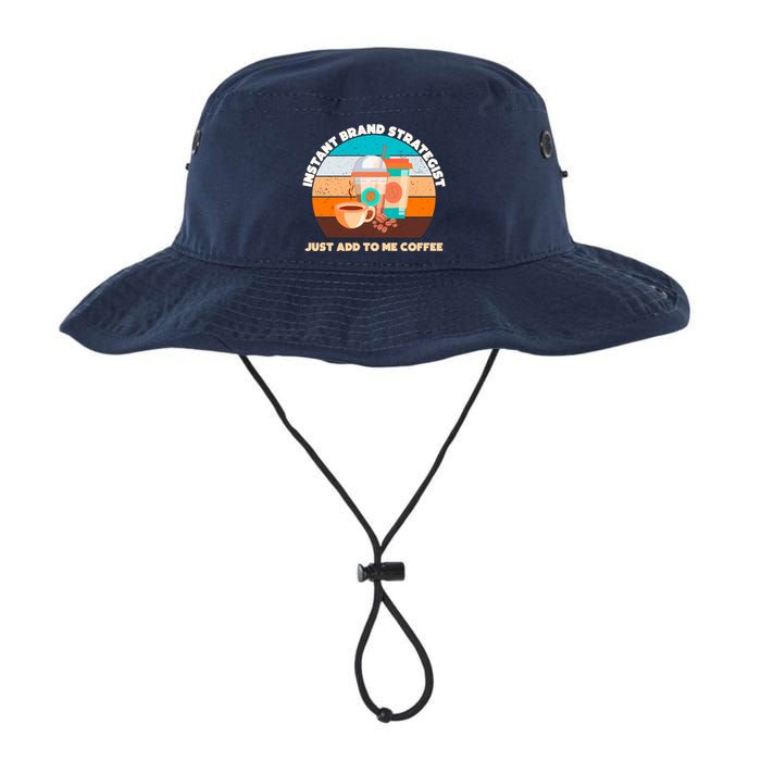 Instant Brand Strategist Just Add To Me Coffee Funny Coffee Lover Bucket Hat