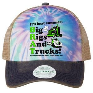 It’S Brat Summer Big Rids And Trucks Driving Down The Street Every Damn Day Legacy Tie Dye Trucker Hat