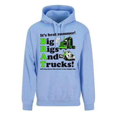 It’S Brat Summer Big Rids And Trucks Driving Down The Street Every Damn Day Unisex Surf Hoodie