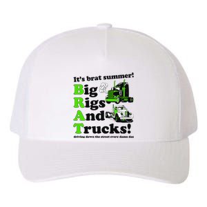 It’S Brat Summer Big Rids And Trucks Driving Down The Street Every Damn Day Yupoong Adult 5-Panel Trucker Hat