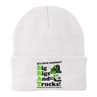 It’S Brat Summer Big Rids And Trucks Driving Down The Street Every Damn Day Knit Cap Winter Beanie