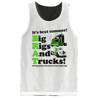 It’S Brat Summer Big Rids And Trucks Driving Down The Street Every Damn Day Mesh Reversible Basketball Jersey Tank