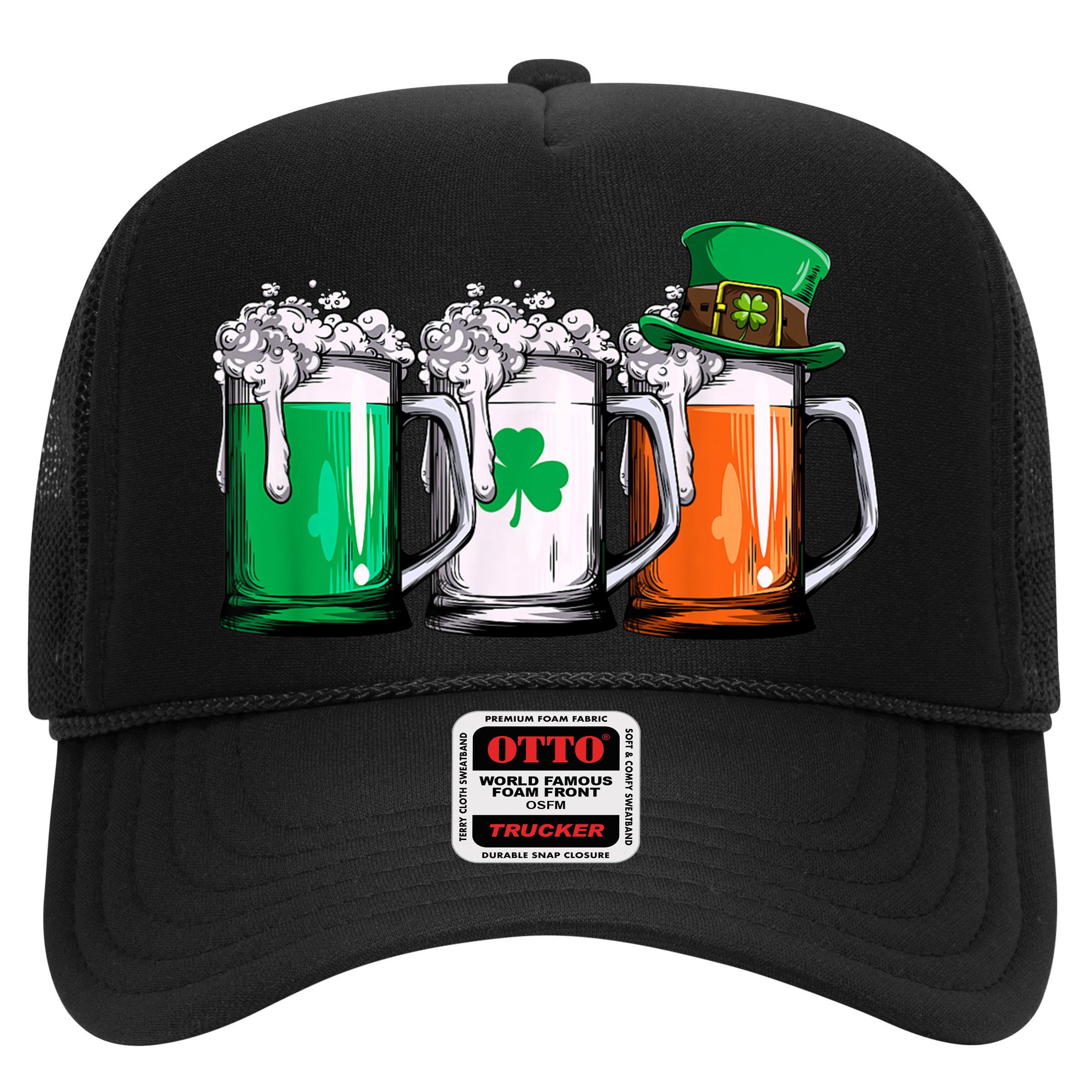 Irish Beer Ireland Flag St Patricks Day Men Women Leprechaun Hat