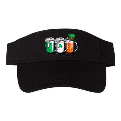 Irish Beer Ireland Flag St Patricks Day Men Women Leprechaun Valucap Bio-Washed Visor