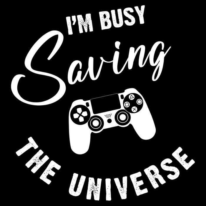 I'm Busy Saving The Universe Gamer 7-Panel Snapback Hat