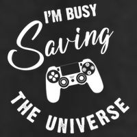 I'm Busy Saving The Universe Gamer Microfiber Hand Towel