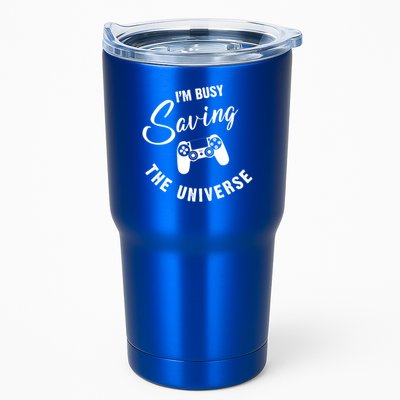 I'm Busy Saving The Universe Gamer Tumbler